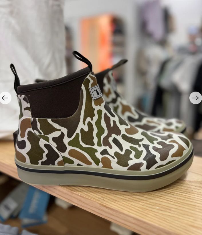 Rubber Deck Boot - Localflage Vintage Camo