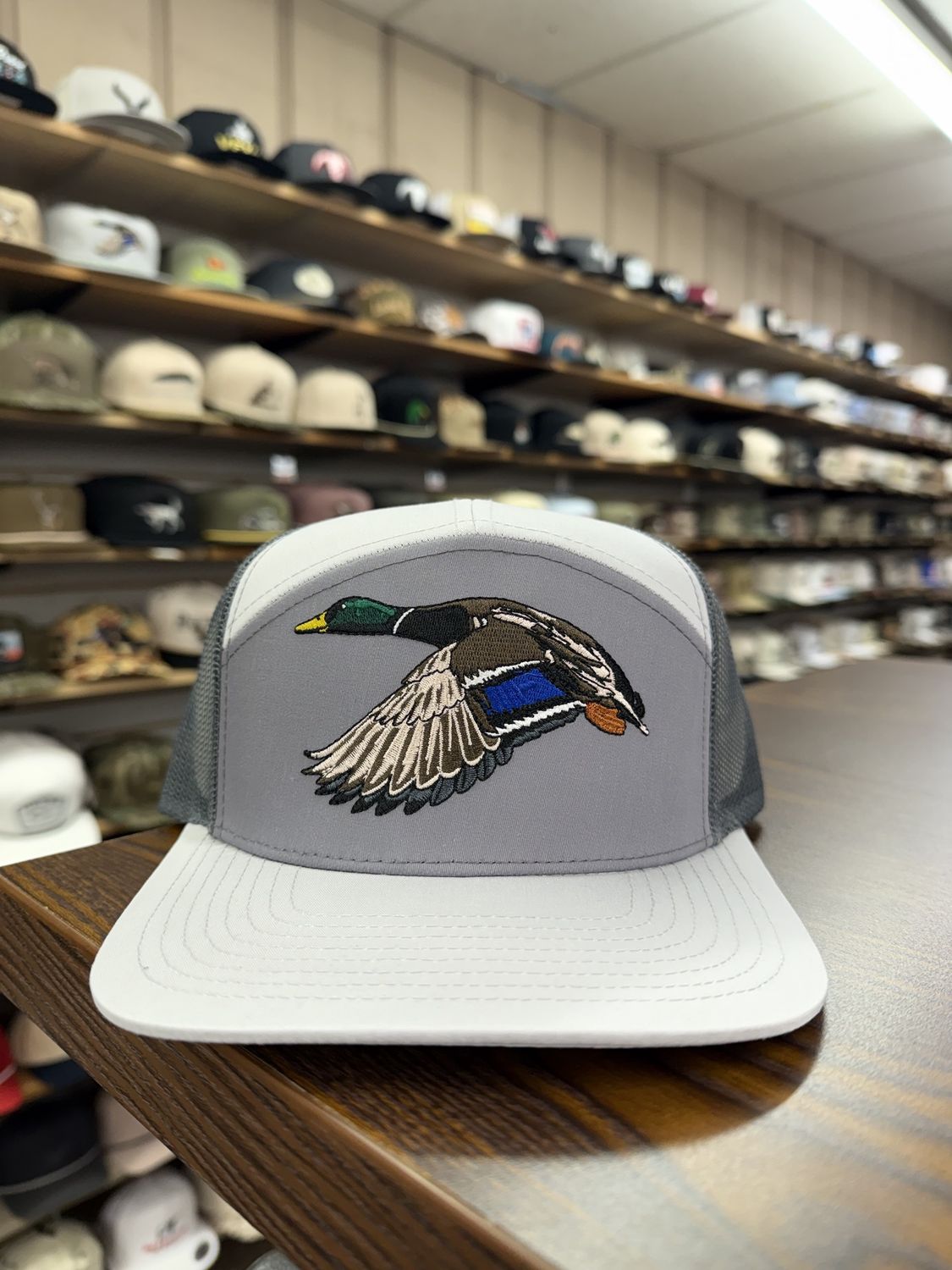 Mr. Mallard 7 Panel Hat - Dust/Charcoal
