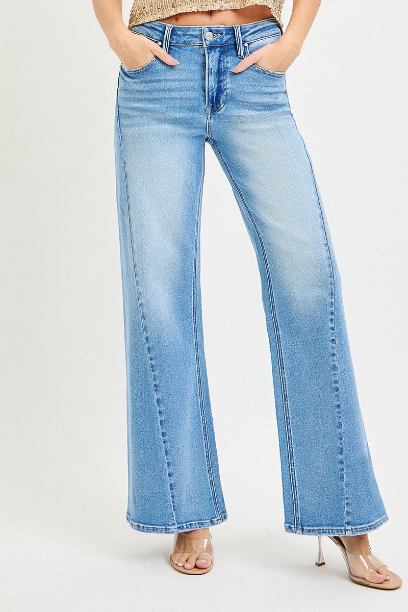 The Lori Wide Leg Jean - Light