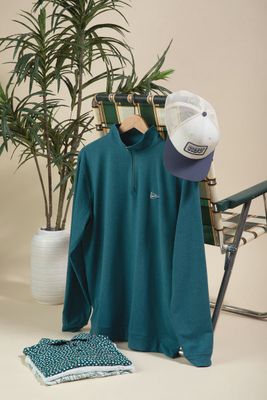 The Gimme Quarter Zip - Verdant Green