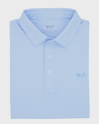 Blue Sky Stripe Polo