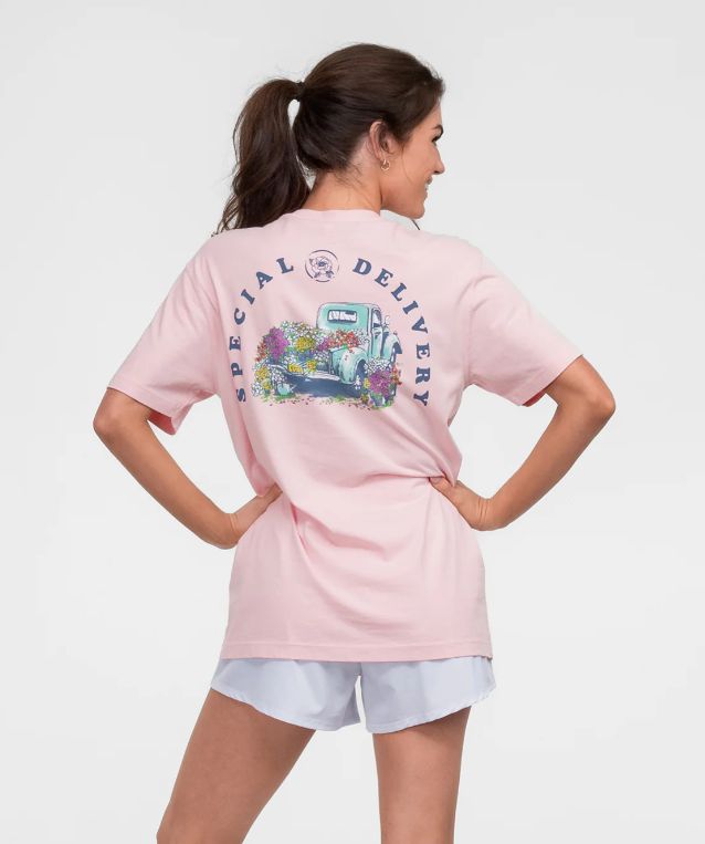 Special Delivery Tee Short Sleeve Tee - Blush
