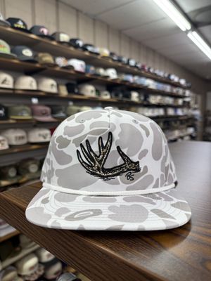 Antler Shed Rope Hat - Blizzard Duck Camo