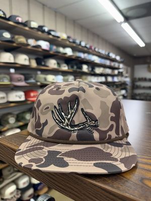 Antler Shed Rope Hat - Bark Duck Camo