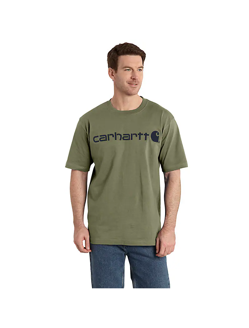 Men's Dearborn Loose Logo T-Shirt - Dusty Olive/Tonal