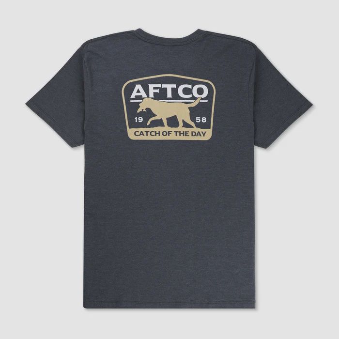 Fetch Short Sleeve Tee Shirt - Charcoal Heather
