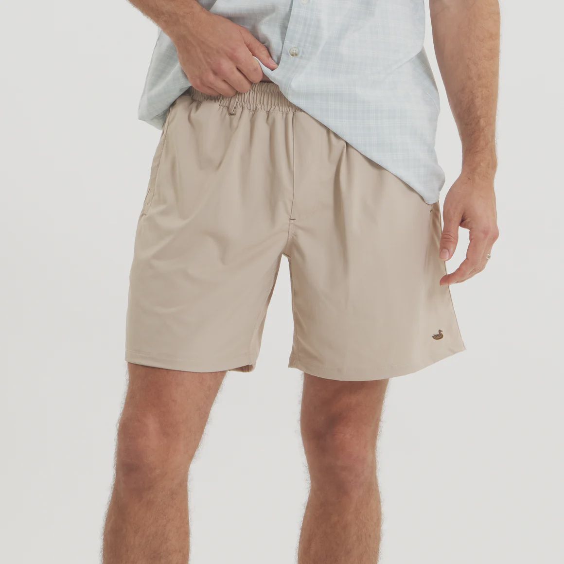 Billfish Lined Performance Shorts - Khaki