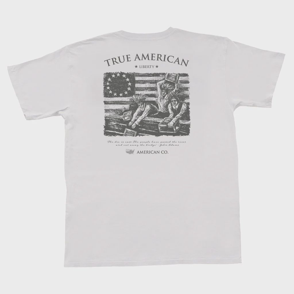 Boston Tea Party Short Sleeve Tee - Oyster