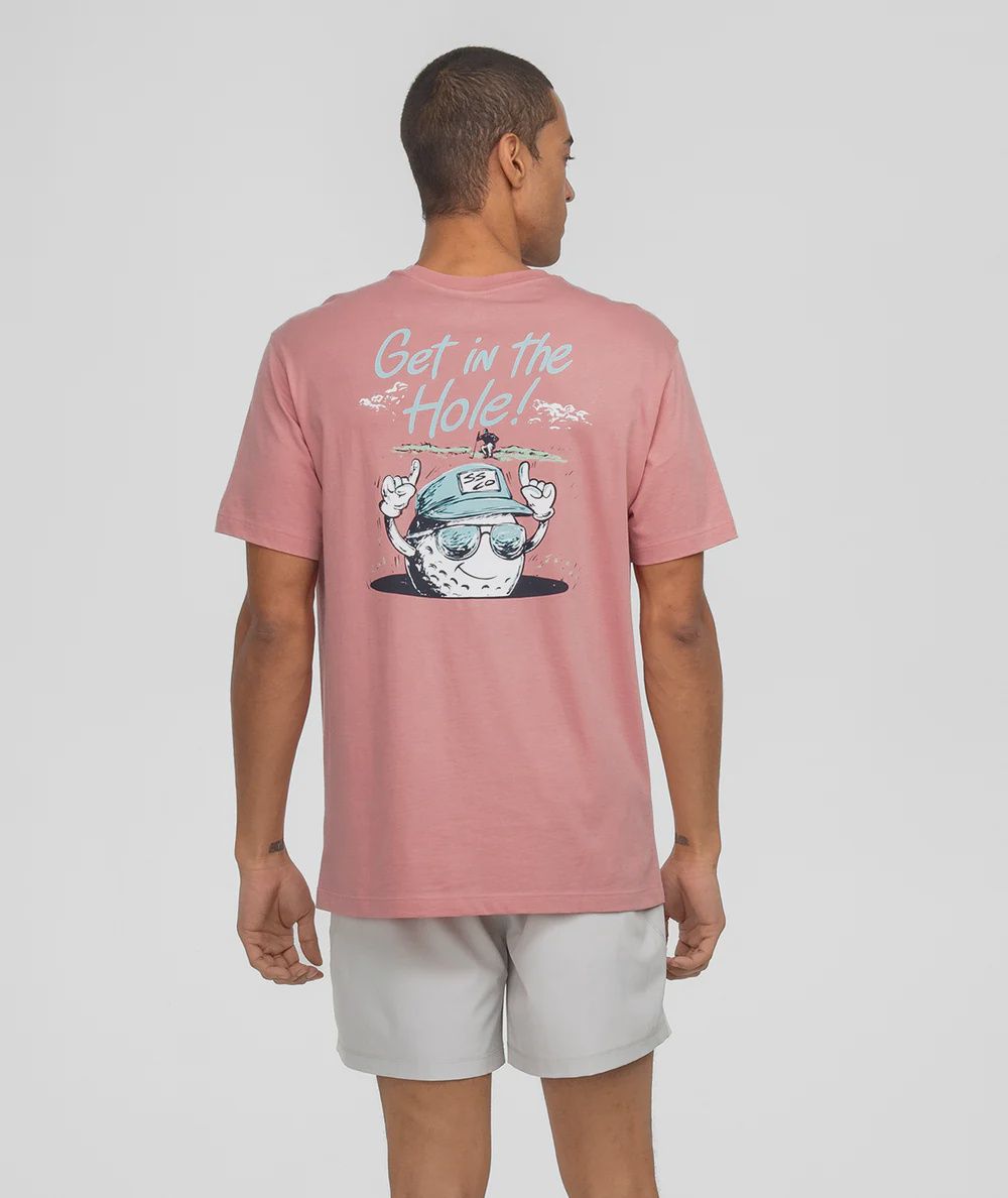 Get In The Hole Short Sleeve Tee - Mauveglow