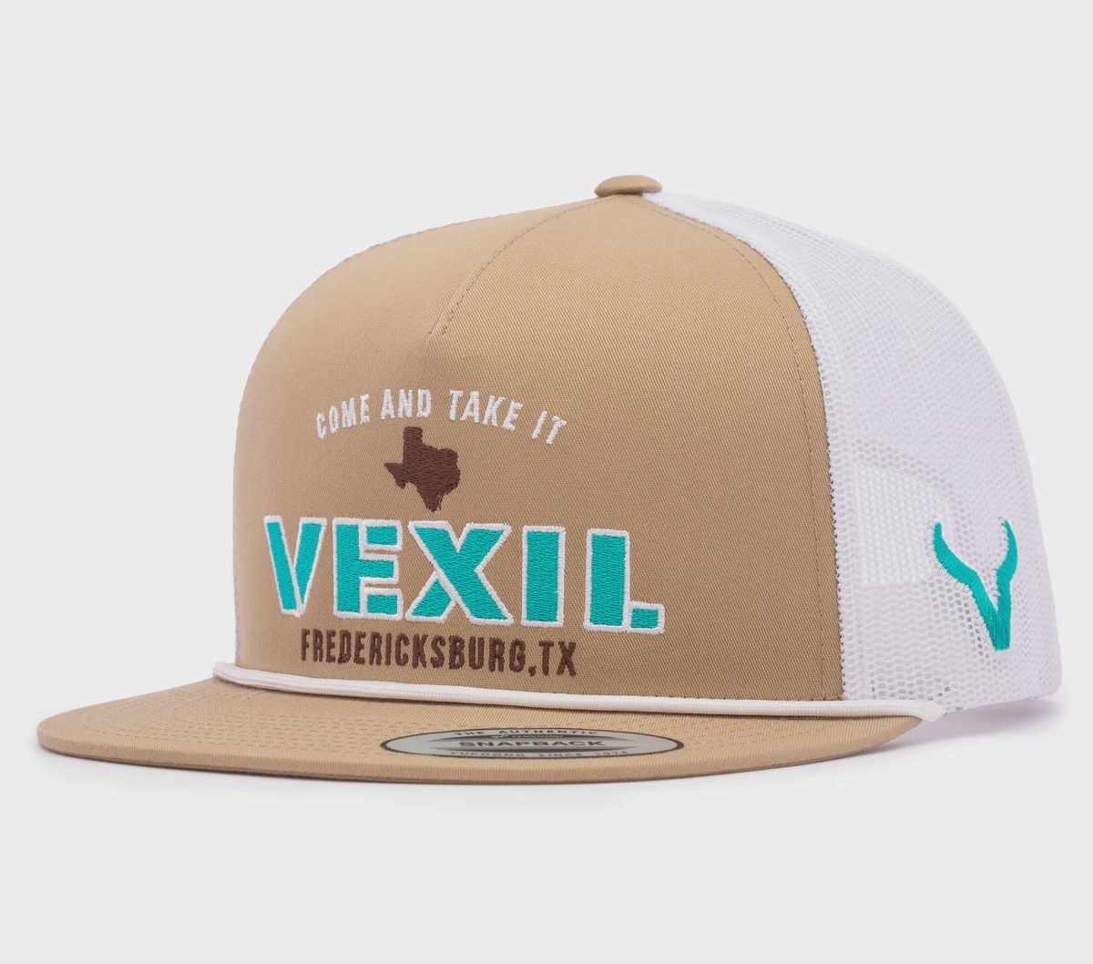 Come &amp; Take It Hat - Khaki/White