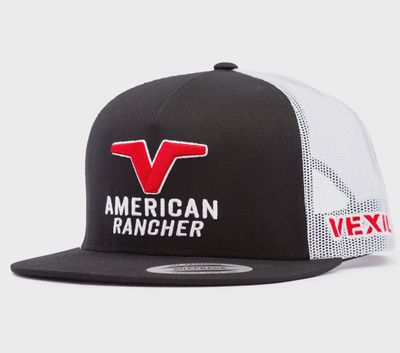American Rancher Logo Hat - Black/White
