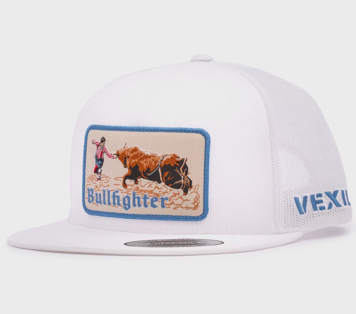 Bullfighter Logo Hat - White