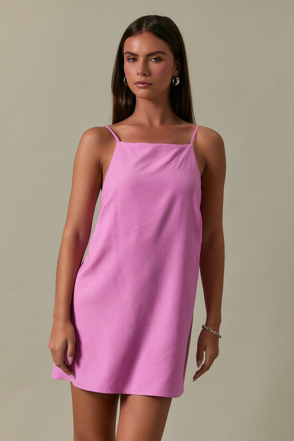 Lovely Sleeveless Romper - Pink