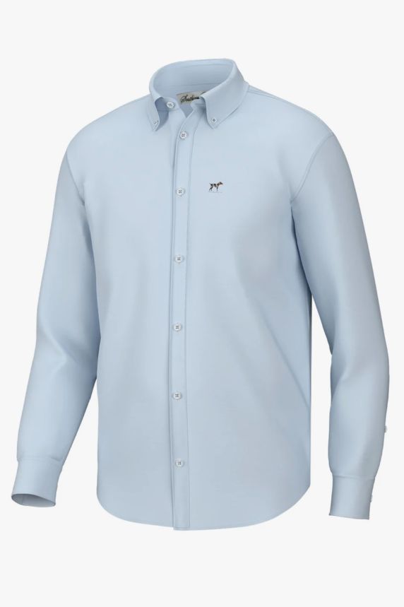 Hadley Classic Long Sleeve Button Down Shirt - Blue