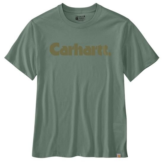 Men's Irvine Relaxed Logo T-Shirt - Green Slate