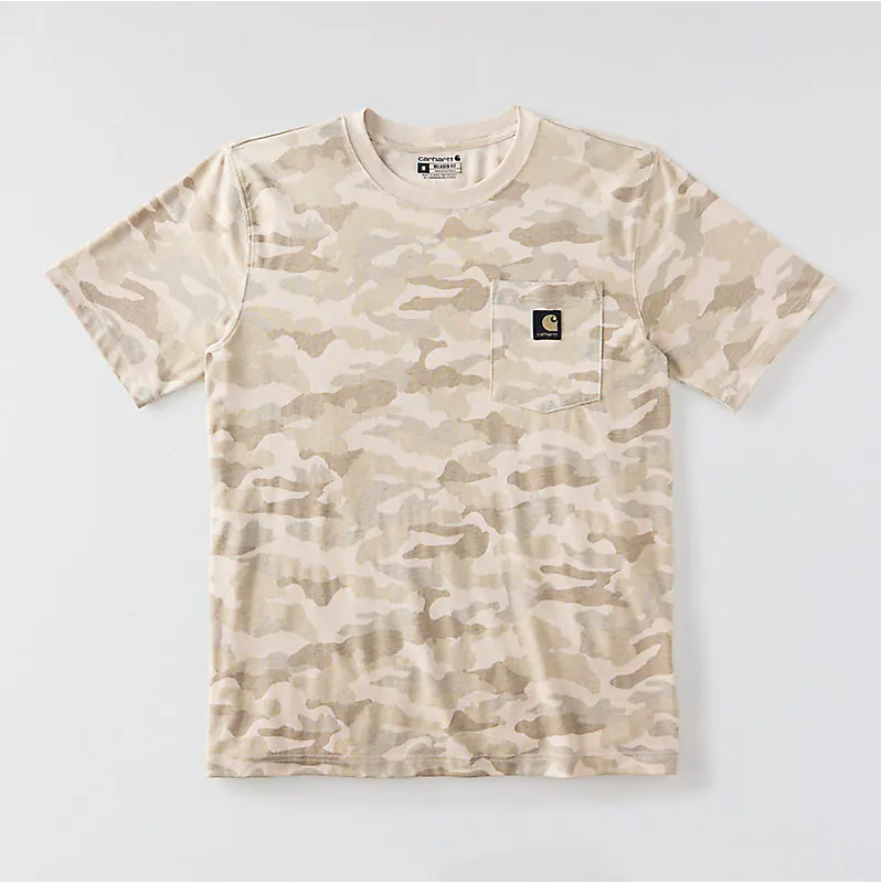 Men's Irvine Relaxed Camo T-Shirt - Fossil Tan Camo