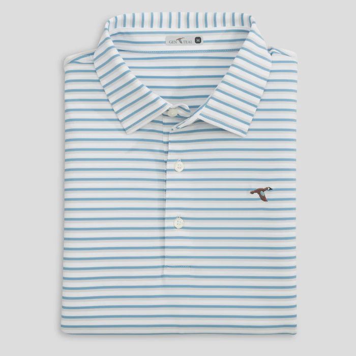 Grandview Performance Polo - Vapor Blue