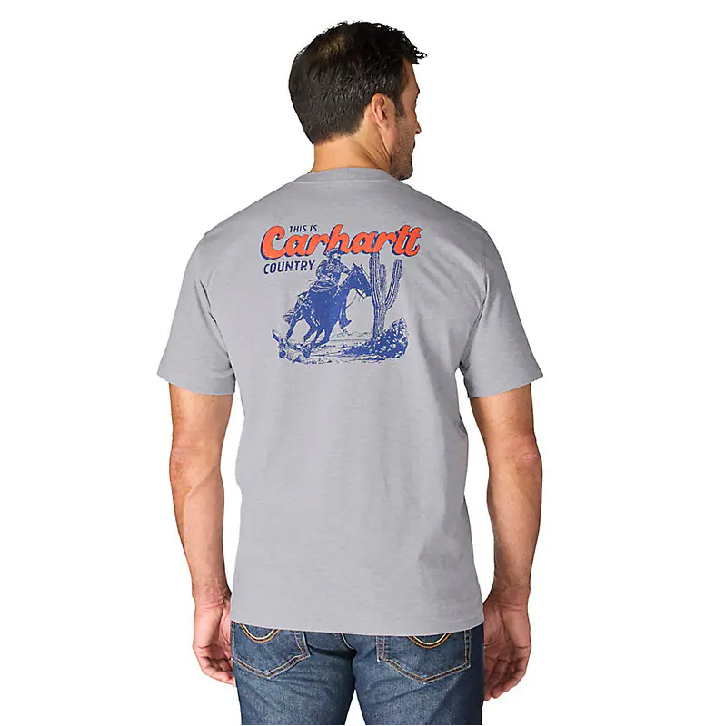 Irvine Relaxed Horse T-Shirt - Heather Gray