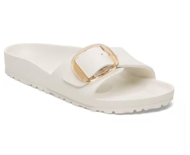 Madrid Big Buckle EVA Sandals -  Eggshell