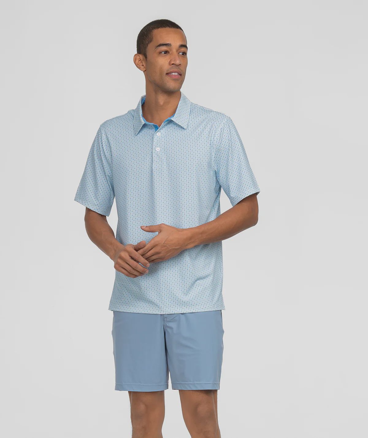 Club and Carry Printed Polo