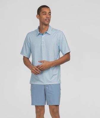 Club and Carry Printed Polo