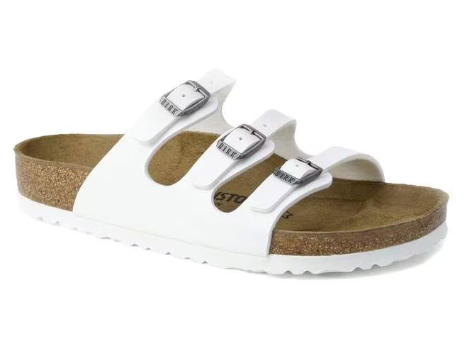 Florida Birko-Flor Sandal - White