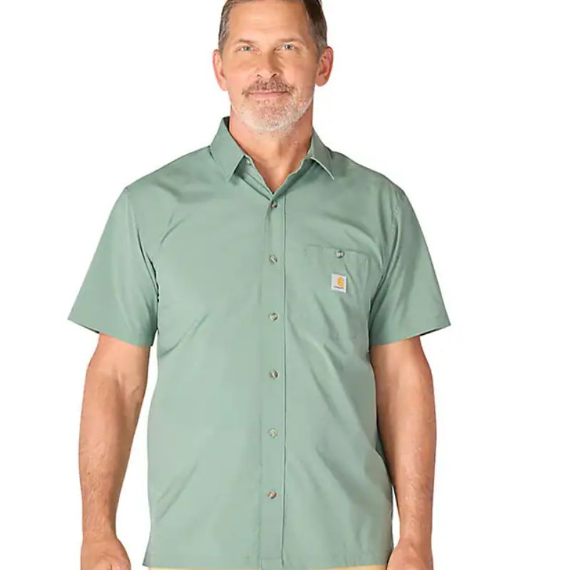 Men's Force Sun Defender Woven Relaxed Short Sleeve Shirt
