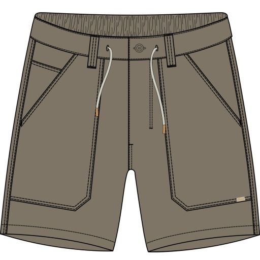 HERITAGE SHORTS, Colour: DUSKY GREEN, Size: 34