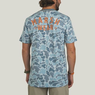 Stackhouse Hagood Short Sleeve Shirt - Silver Mallard Camo