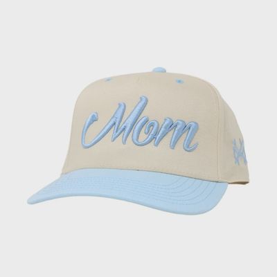 Mom Trucker Hat - Retro Powder Blue/Natural