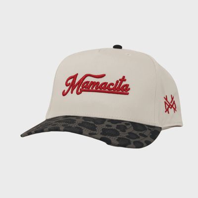 Mamacita' Trucker Hat - Retro Leopard/Natural