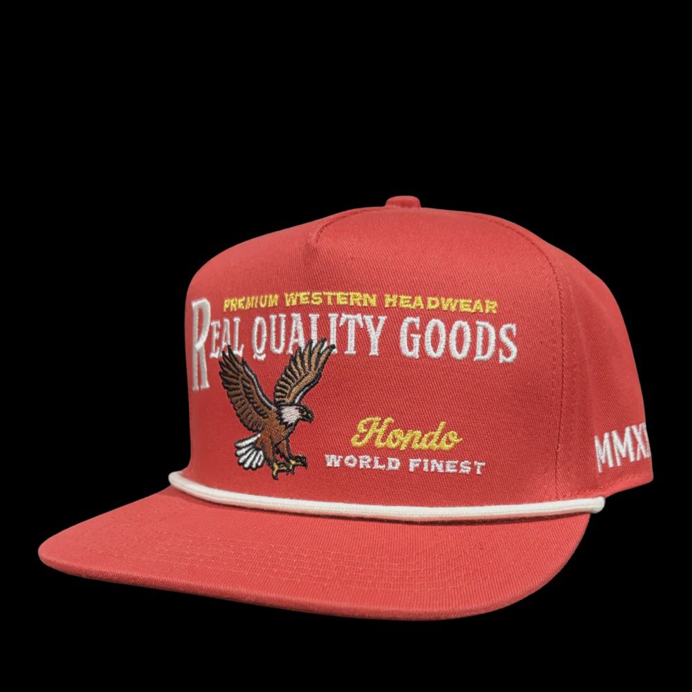 World Finest Rope Hat - Cherry