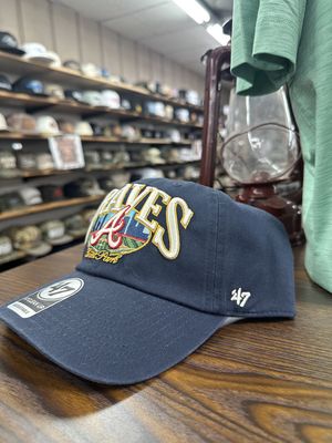 Atlanta Braves Navy Open City 47 Clean Up HAT