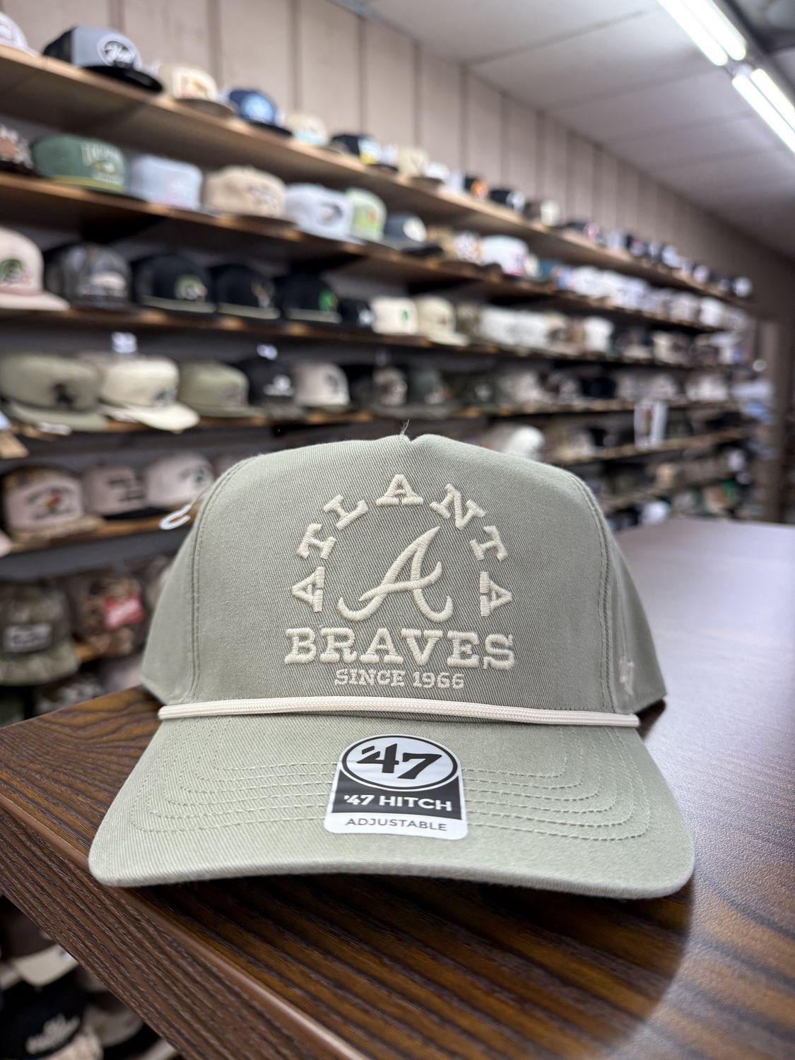 Atlanta Braves Boulder Green Canyon Ranchero 47 Hat