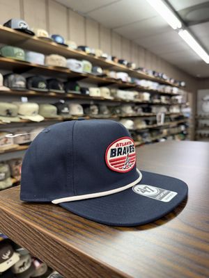 Atlanta Braves Navy Horizon Line 47 Hat