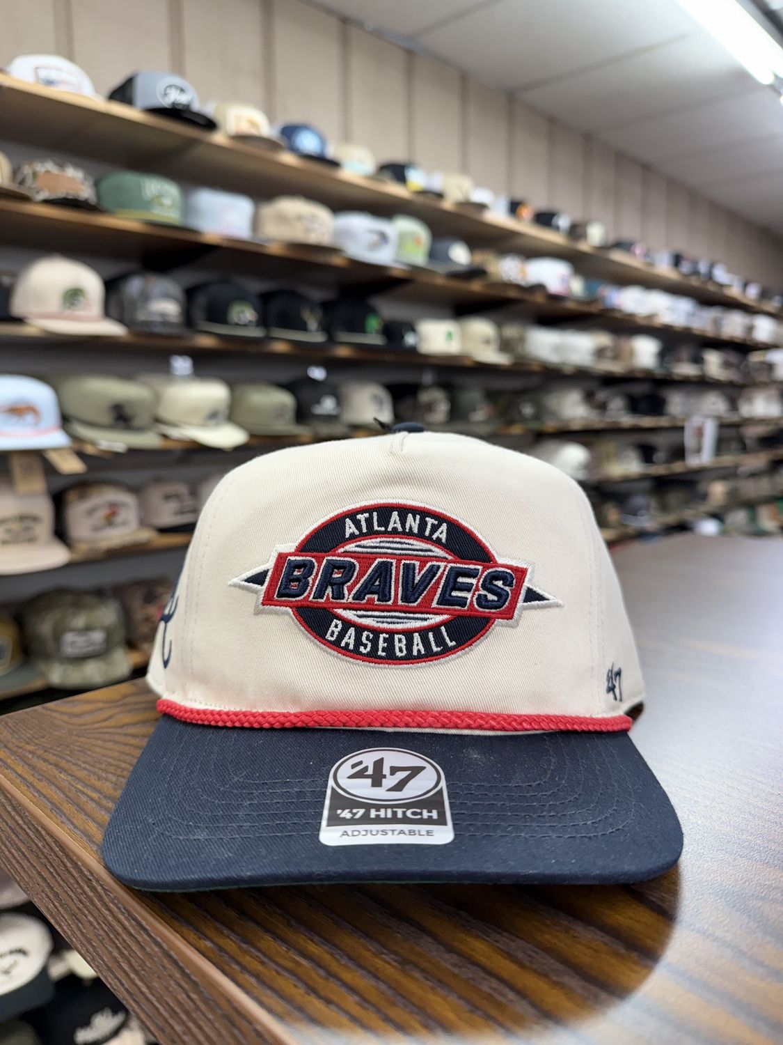 Atlanta Braves Natural Frame 47 Hitch Hat