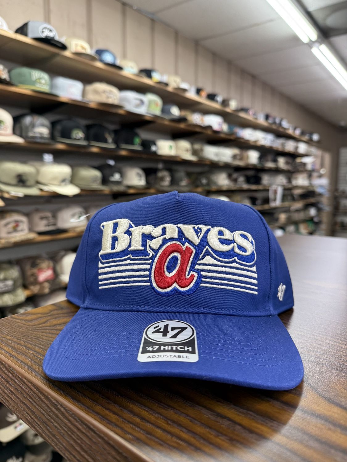Atlanta Braves Cooperstown Royal Fade 47 Hitch Hat