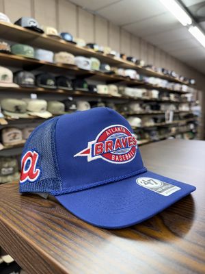 Atlanta Braves Cooperstown Royal Frame Mesh 47 Hat