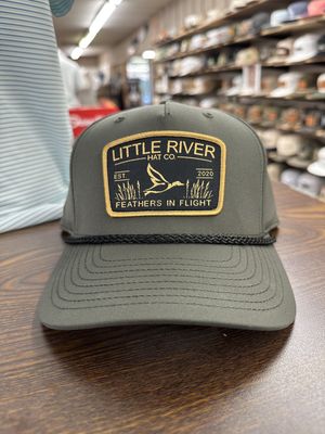Flying Duck Patch Rope Hat - Olive