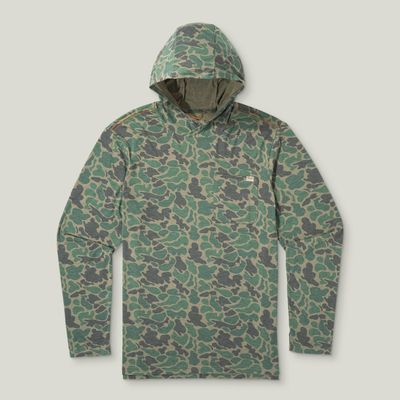 Buxton Tech Hoodie - Green Mallard Camo