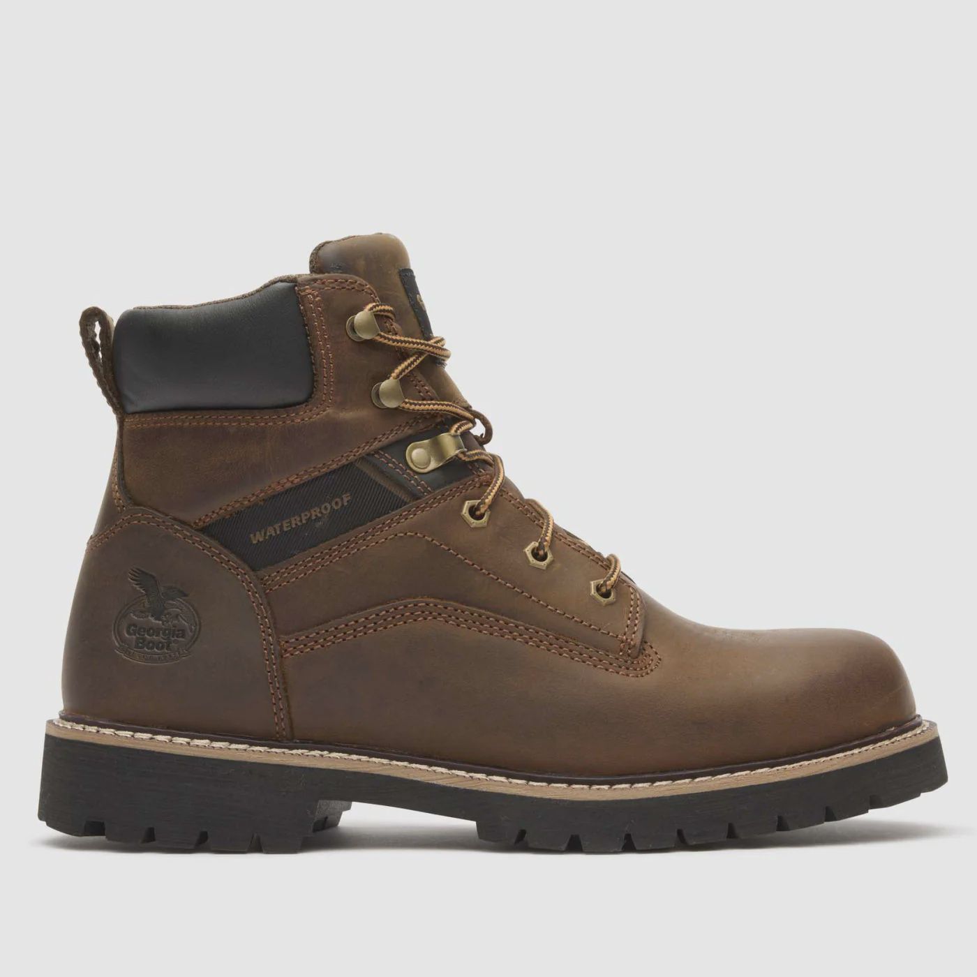 Core 37 Waterproof 6" Work Boot - Brown