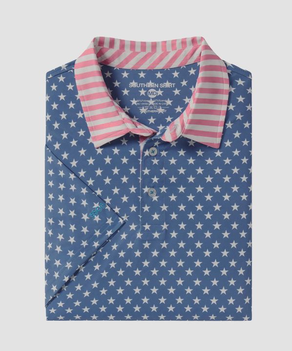 Boy's Daly Rose Printed Polo