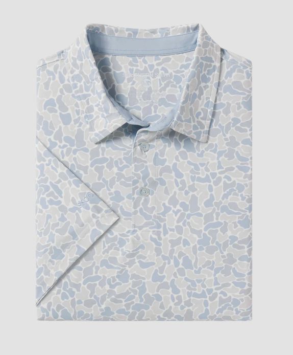 Youth Hunters Hideaway Printed Polo - Pale Drift