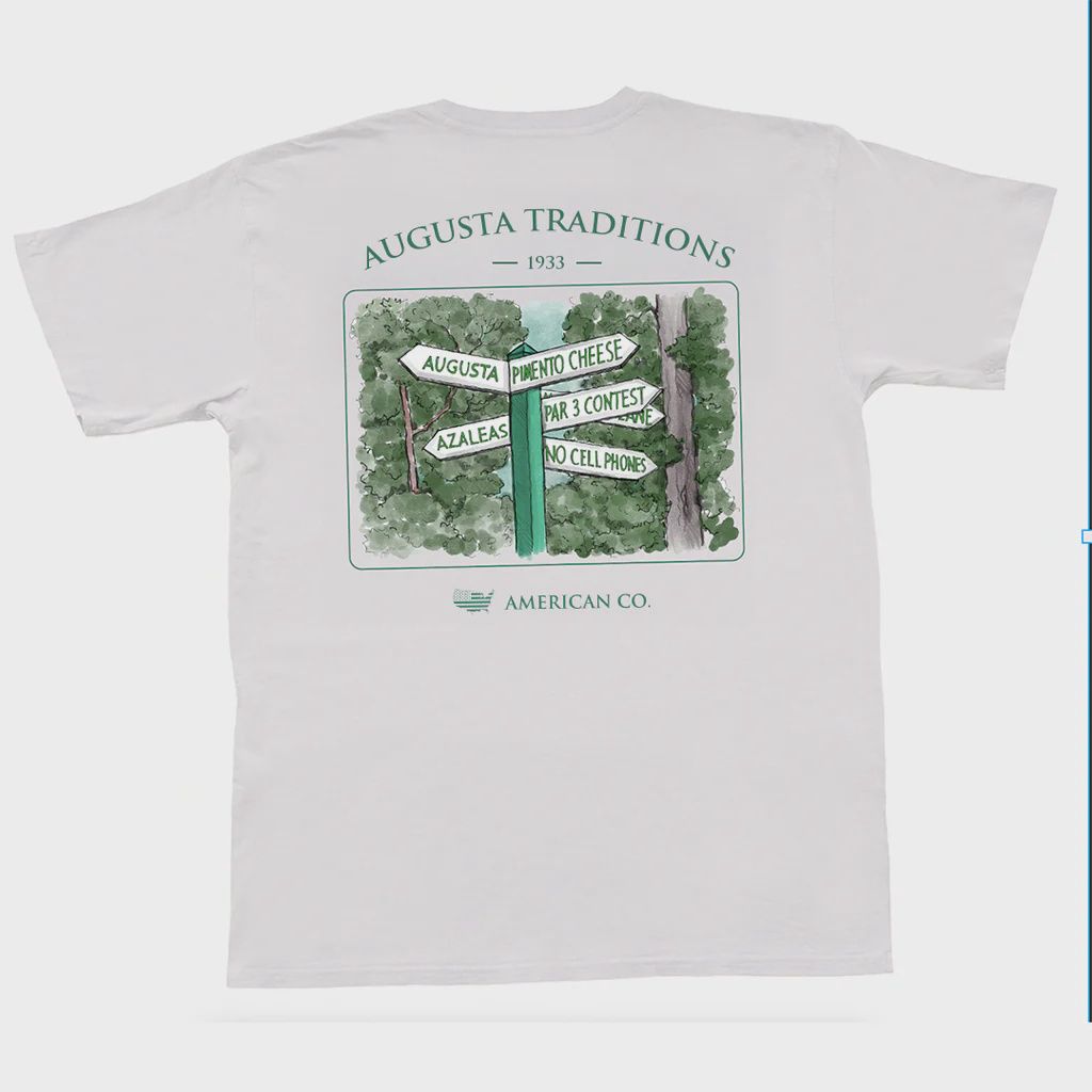 Augusta Traditions Short Sleeve Tee - Oyster