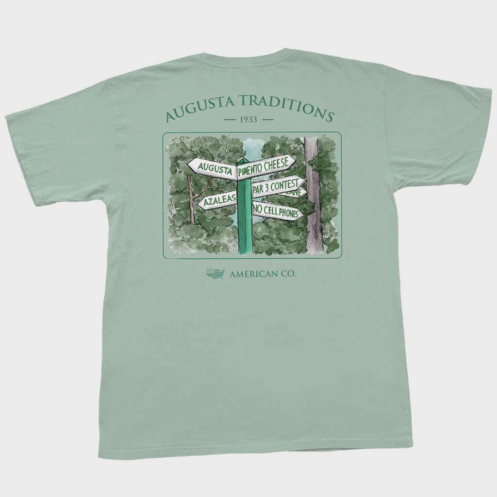 Augusta Traditions Short Sleeve Tee - Aquafoam