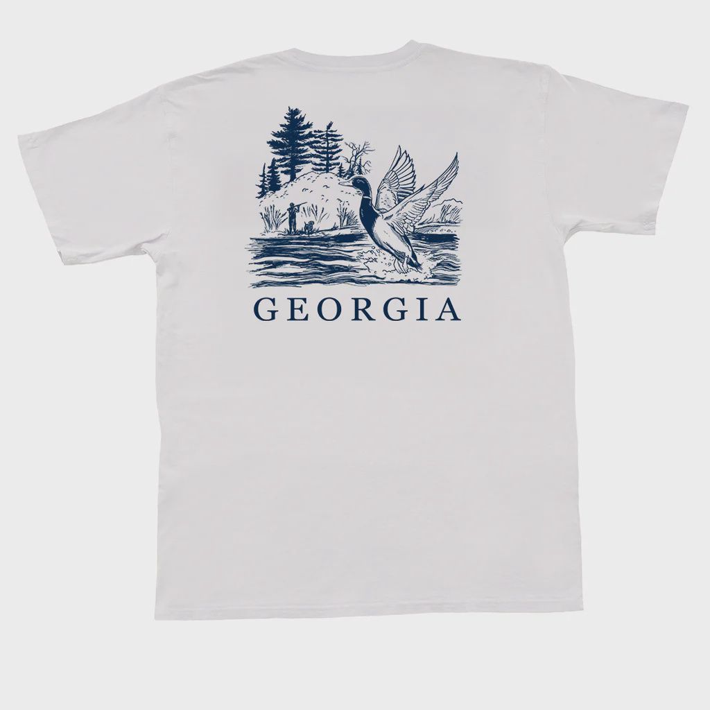 Georgia Duck Hunt Short Sleeve Tee - Oyster