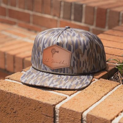 Signature Leather Patch Rope Hat - Osland Camo