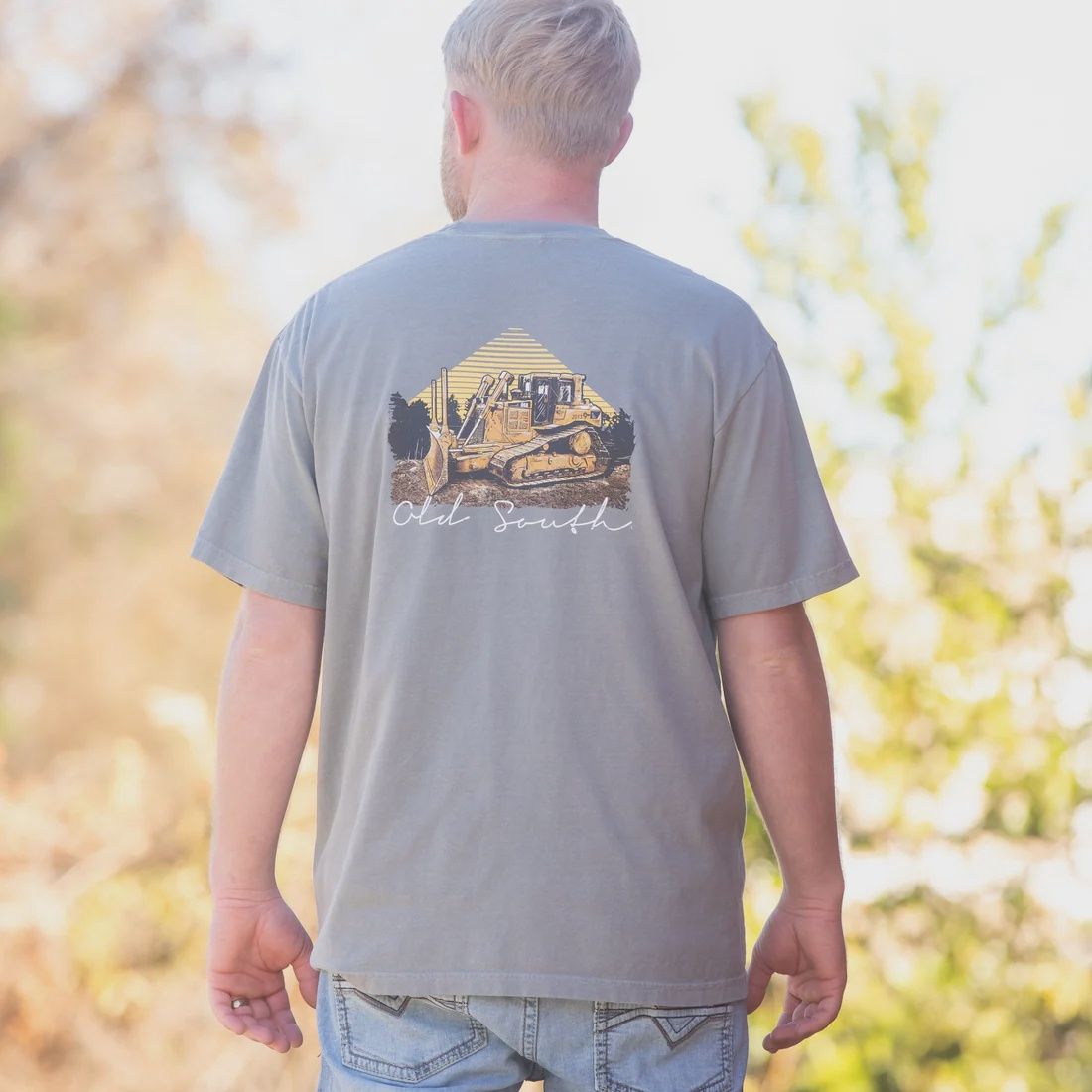 Bulldozer Short Sleeve Tee - Grey