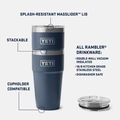 Rambler 20oz Stackable Cup W/ MS Lid - Grasshopper