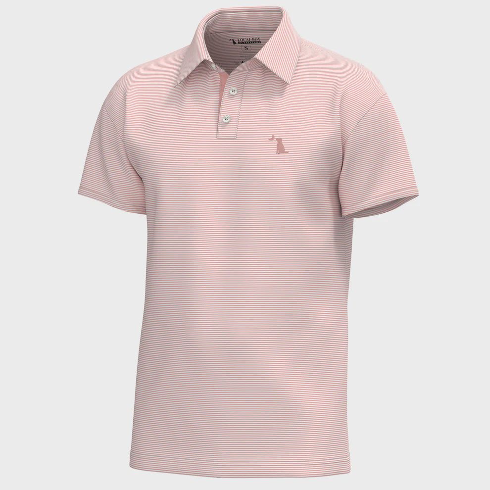 Palms Polo - Sorbet/White